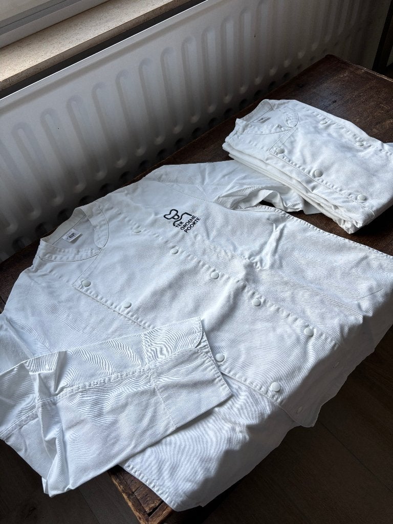 Witte praktijkvest Ter Groene Poorte - maat S - 3 stuks, Diversen, Ophalen of Verzenden, Gebruikt