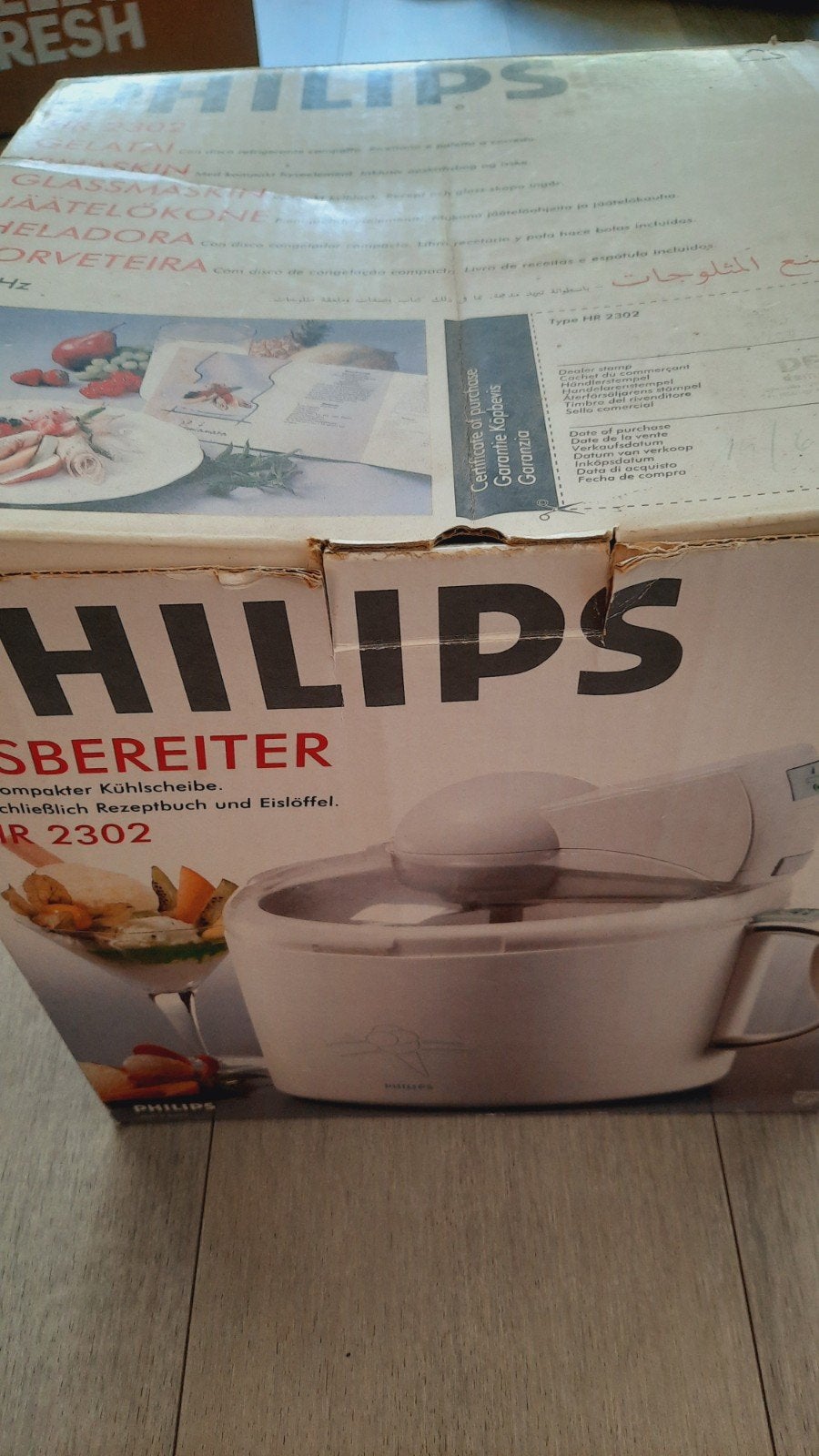 Philips ijsmachine HR2302, Elektronische apparatuur, Ophalen, Gebruikt, Koelelement