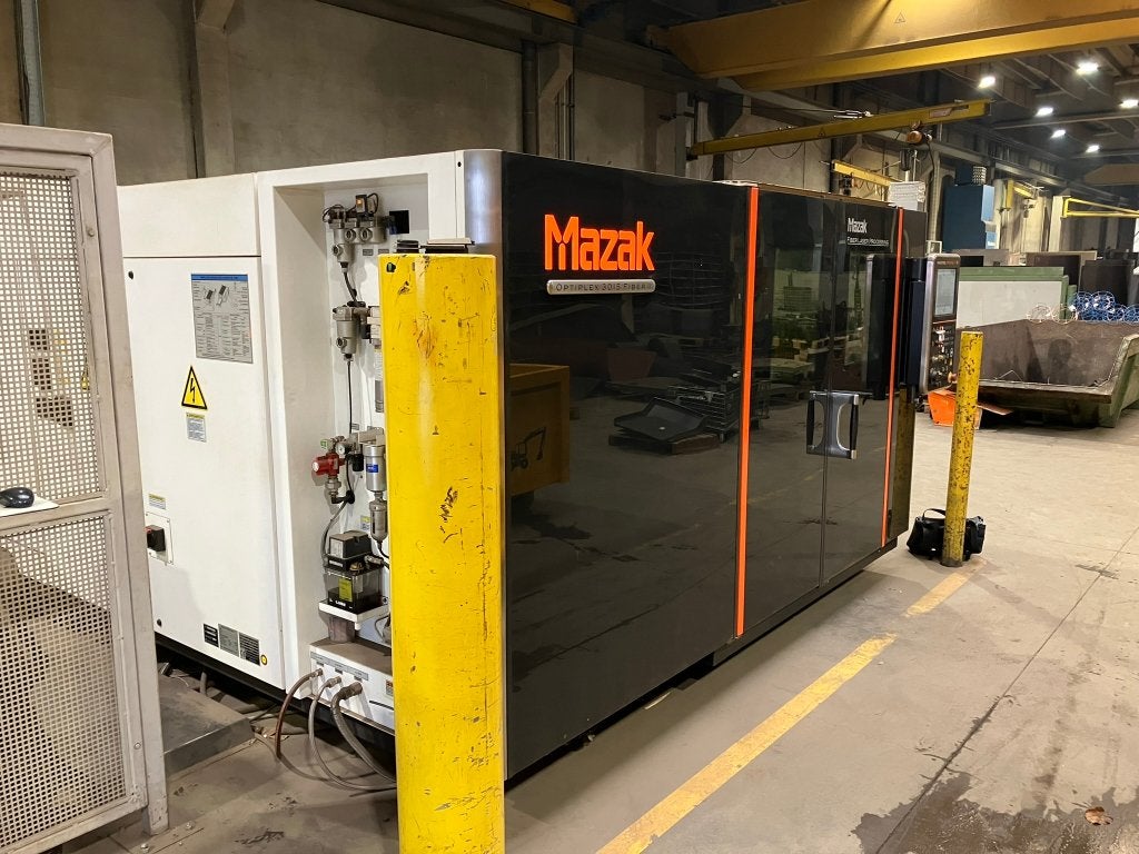 Mazak laser, Enlèvement, Utilisé