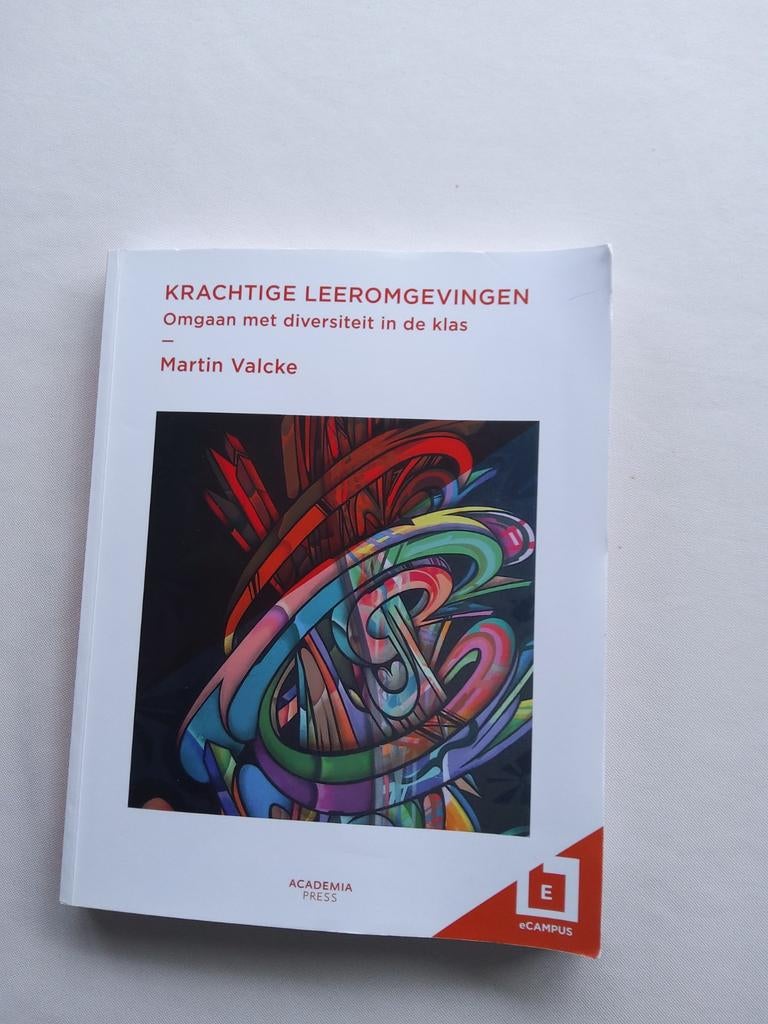 Martin Valcke - Krachtige leeromgevingen 2016, Boeken, Ophalen of Verzenden, Martin Valcke