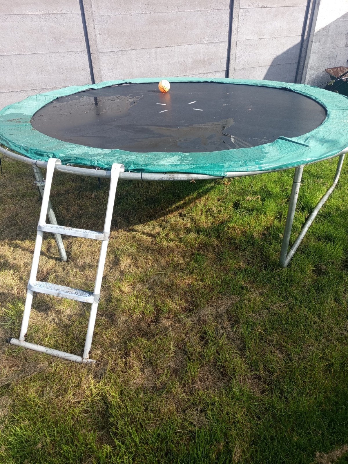 trampolin, Ophalen, Gebruikt