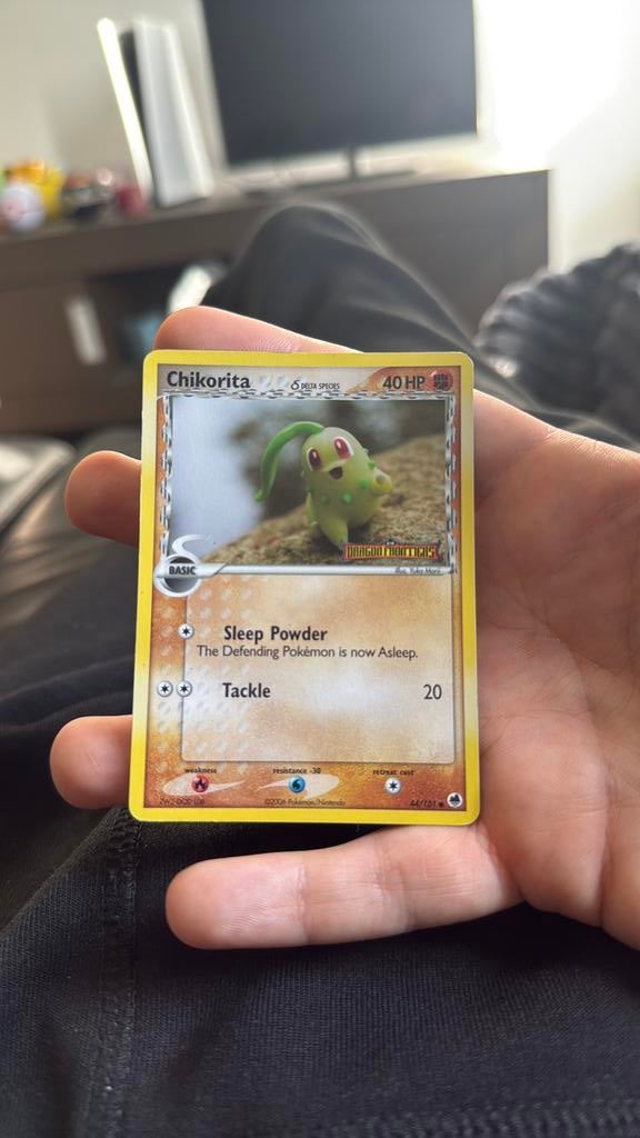 Chikorita δ Delta Species (DF 44) (EX Dragon Frontiers), Ophalen of Verzenden, Zo goed als nieuw