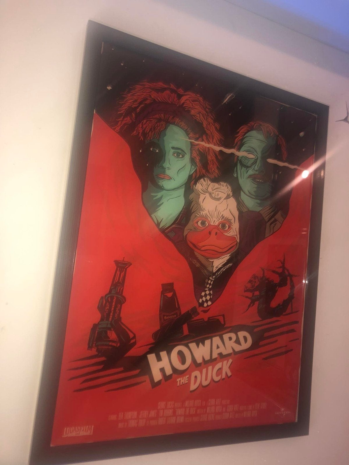 Howard le canard, Enlèvement ou Envoi