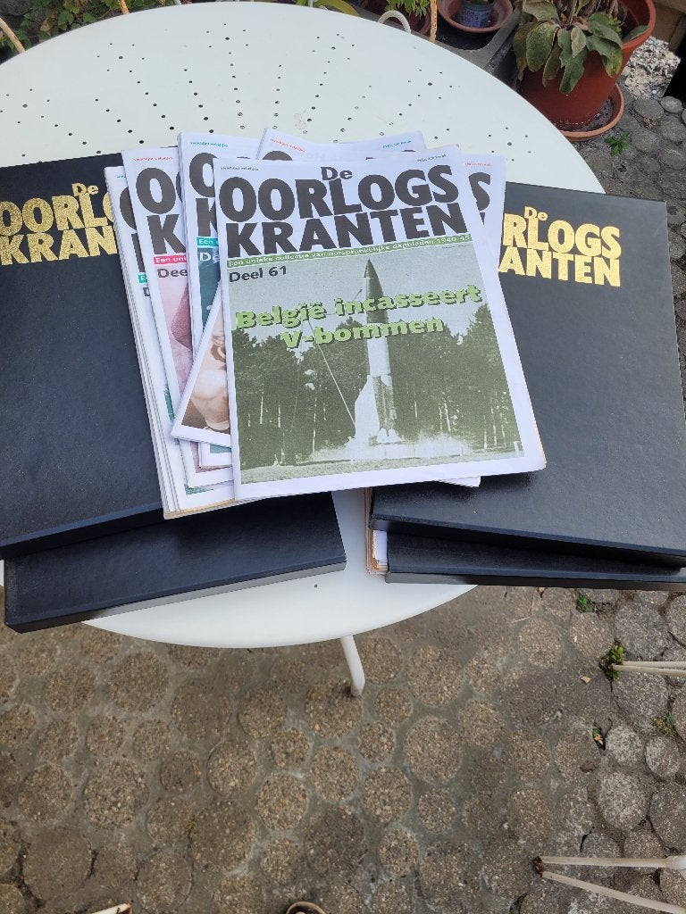 oorlogskranten, Ophalen
