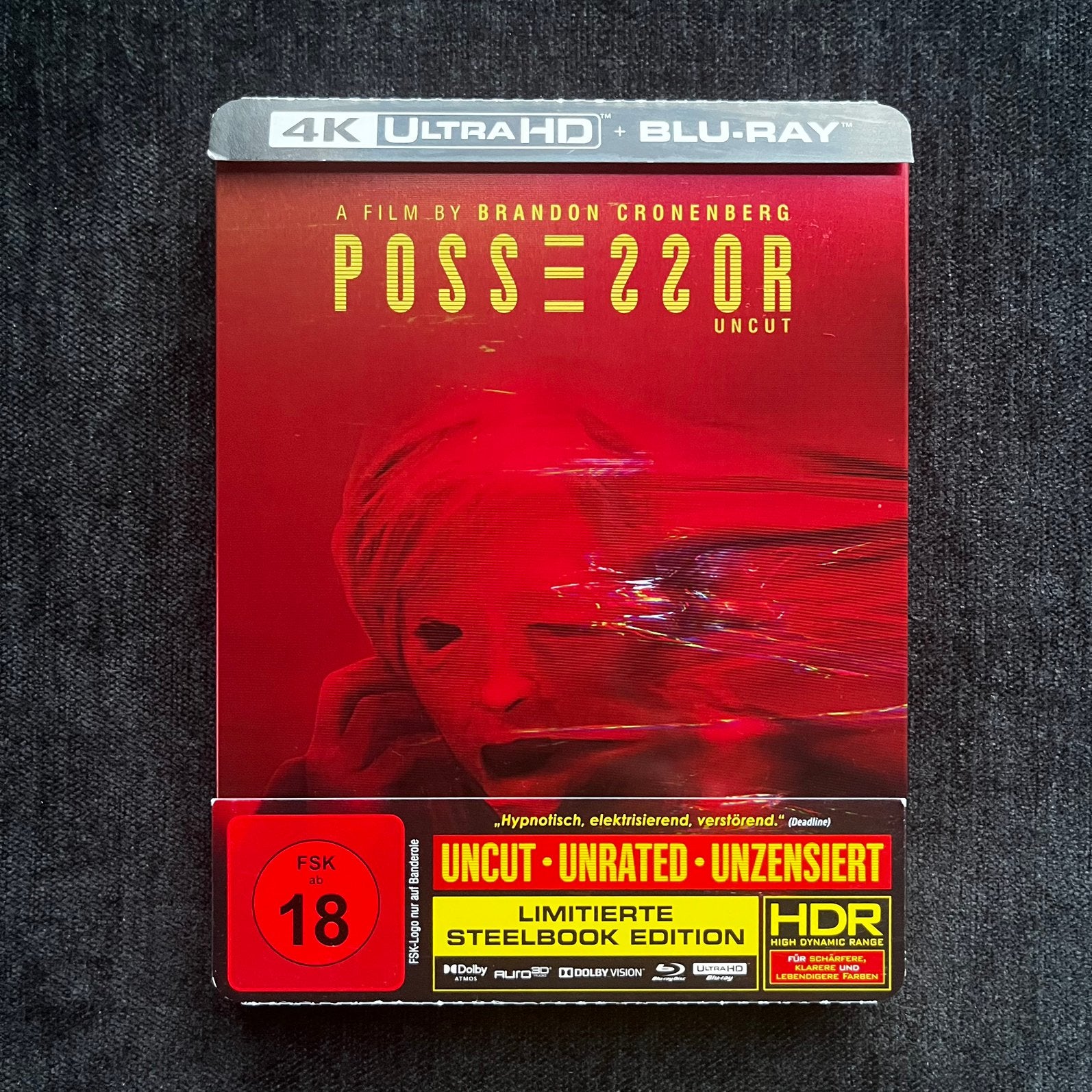 Possessor (Uncut) 4K UHD Blu-Ray Limited Ed. Steelbook Rare, Cd's en Dvd's, Blu-ray, Horror, Film, 4K Ultra HD Blu-ray, Ophalen of Verzenden