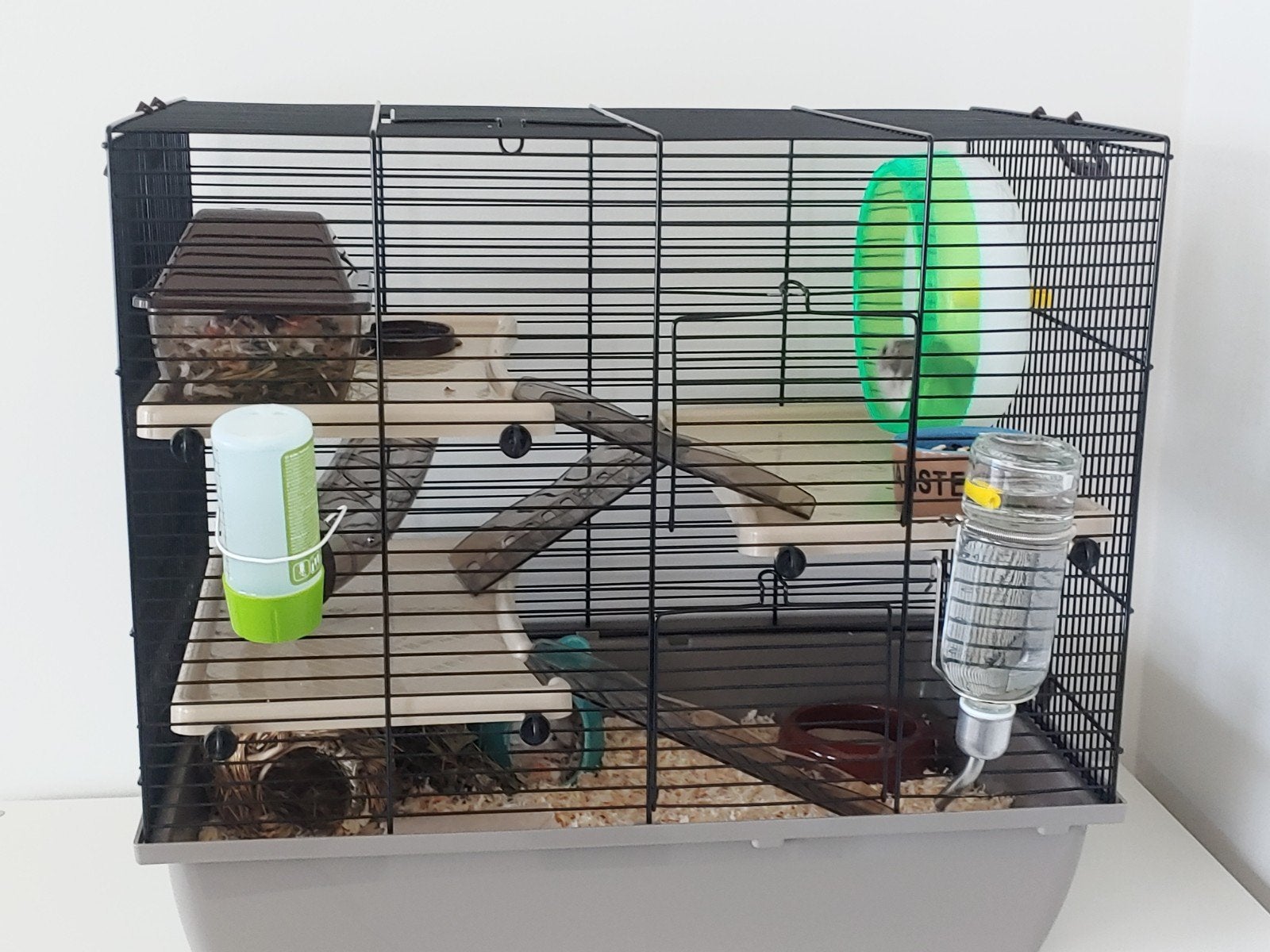 Hamsterkooi met benodigdheden, Ophalen, Gebruikt, Hok