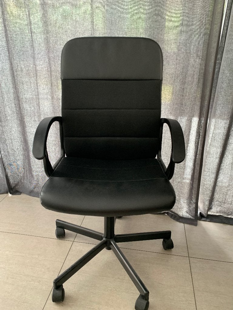 Chaise bureau, Enlèvement, Comme neuf, Noir, Chaise de bureau