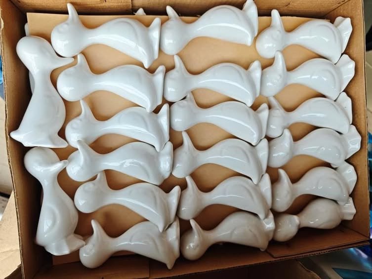NIEUW! Mooie porselein eendjes:PER STUK €1, Verzamelen, Porselein, Kristal en Bestek, Ophalen, Zo goed als nieuw, Porselein