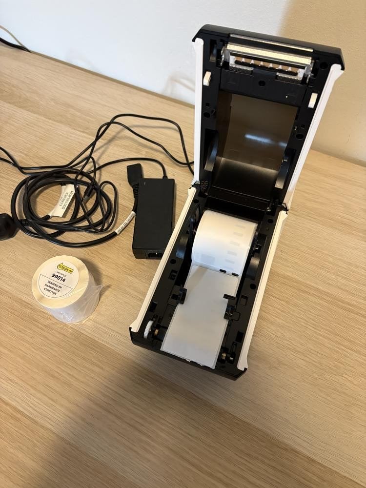 123inkt LW650 labelprinter (Dymo-compatibel) + etiketten, Computers en Software, Ophalen, Zo goed als nieuw