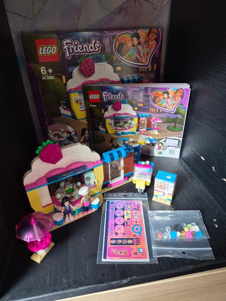 LEGO 41366 Olivia's Cupcake Café-100%COMPL+New STICKER, Lego, Ensemble complet, Friends, Comme neuf