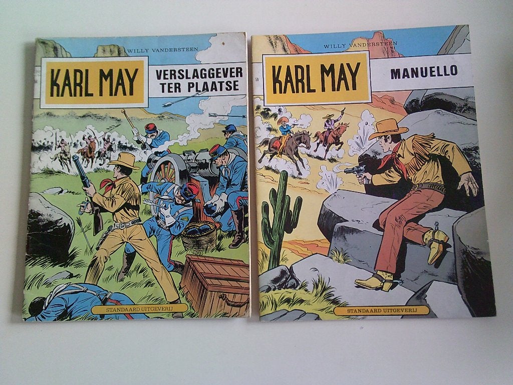 Karl May nr. 56 en 59 in eerste druk 1979, Livres, BD, Enlèvement ou Envoi