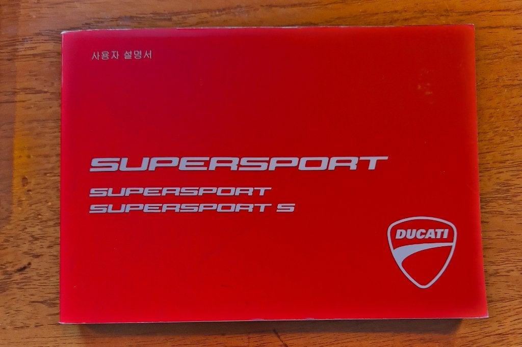Origineel Ducati SuperSport/SuperSport S Instructieboekje, Motoren, Ophalen of Verzenden, Ducati