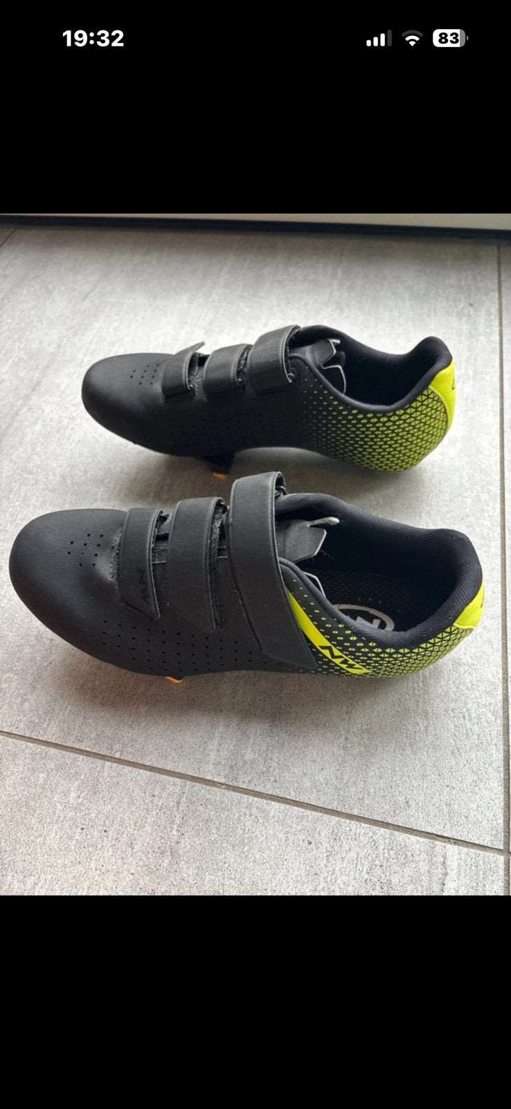 Northwave Core 2 Fietsschoenen Zwart/Geel Fluo maat 41, Ophalen, Zo goed als nieuw