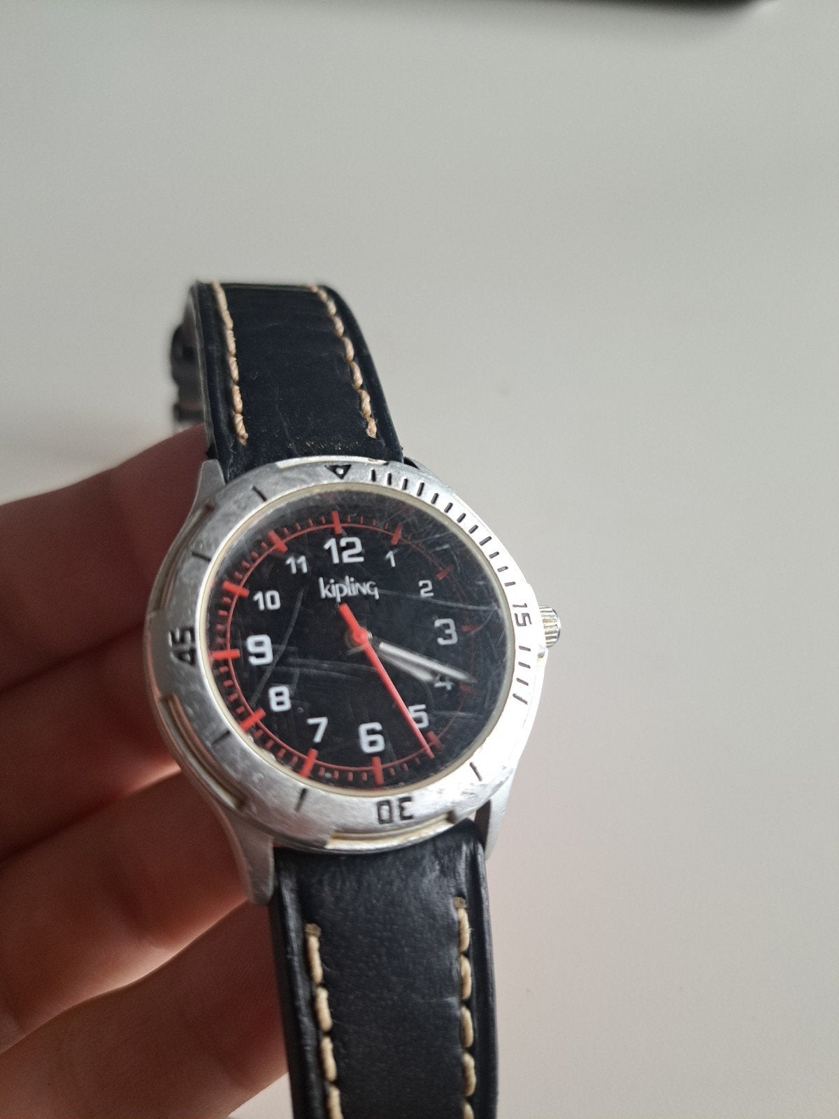 Kipling Basic 9400475 jeugdhorloge 50M, Ophalen of Verzenden, Gebruikt, Zwart, Jongen of Meisje