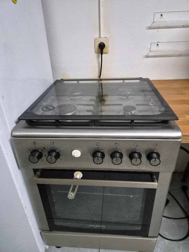 Cuisinière gaz de ville, Enlèvement, Utilisé, Autoportant, Gaz
