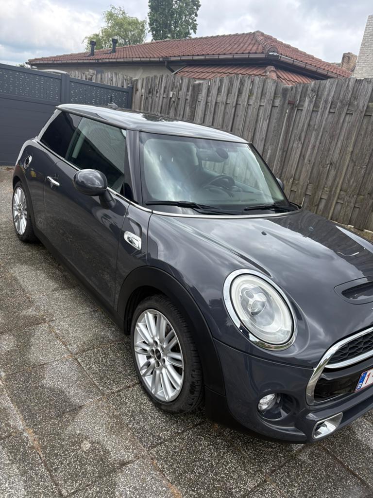 Mini cooper S 192pk automaat 2014, Automaat, 4 zetels, Multifunctioneel stuurwiel, Zwart