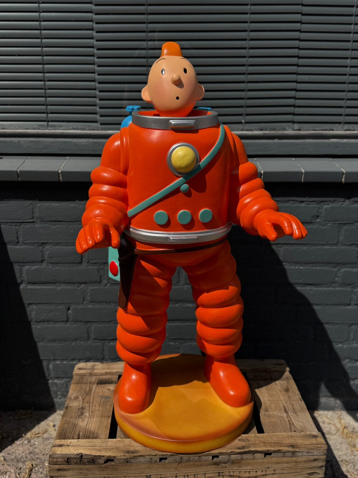 Groot Kuifje beeld als Astronaut, Ophalen, Kuifje, Zo goed als nieuw