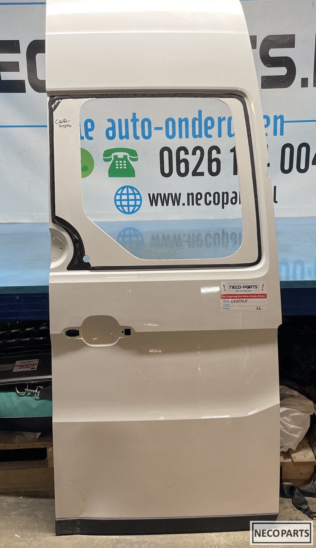 VW CRAFTER PORTIER DEUR ACHTERDEUR ORIGINEEL ALLES LEVERBAAR, Gebruikt, -, Volkswagen, -