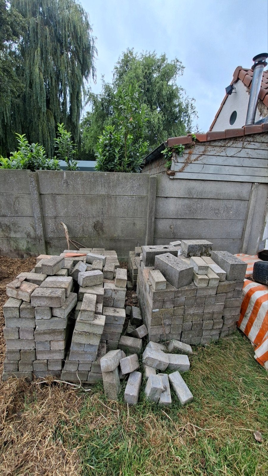 klinkers, Jardin & Terrasse, Pavé & Dalles, Enlèvement, Briques, 10 m²² ou plus, Béton