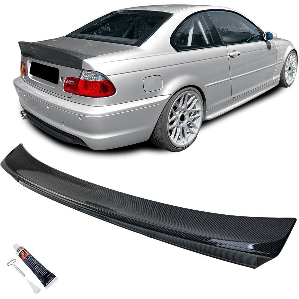 Achterspoiler Voor BMW 3 Serie E46 Coupé [1999–2006] Carbon, Verzenden