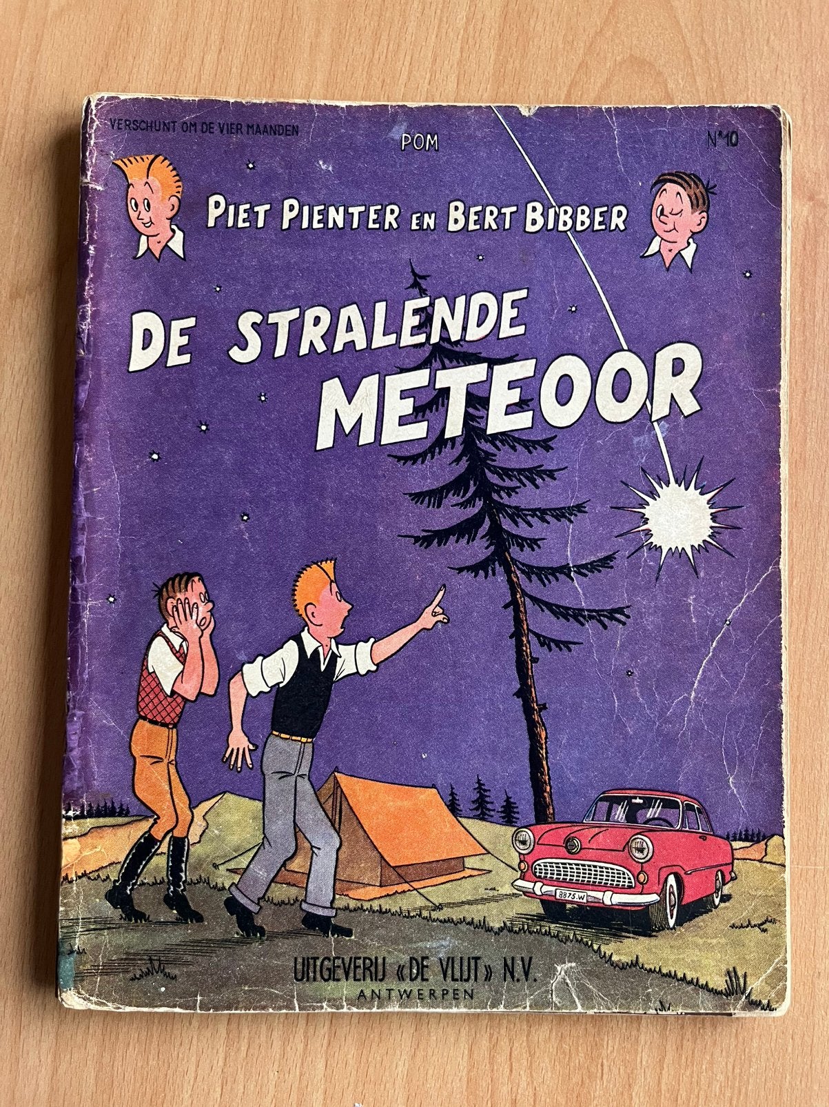 Piet Pienter en Bert Bibber: De Stralende Meteoor, Eén stripboek, Ophalen of Verzenden, Gelezen