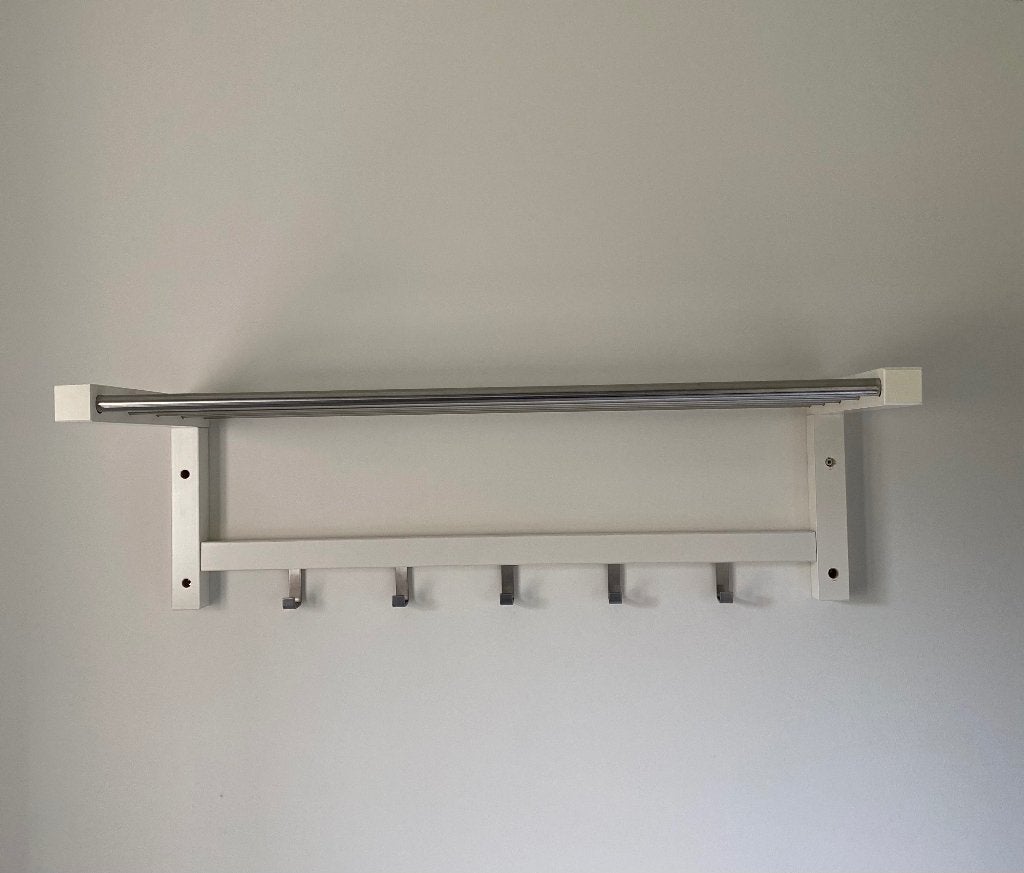 Ikea ‘Tjusig’ wandkapstok, Zo goed als nieuw, Minder dan 100 cm, Hout, Ophalen