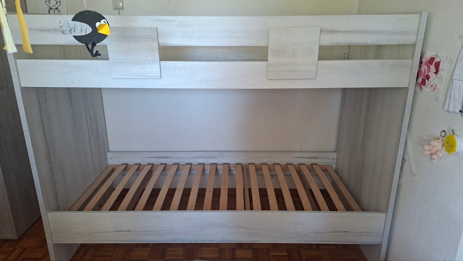 stapel bed in geode staat met lattenbodem, Ophalen, Gebruikt, Stapelbed