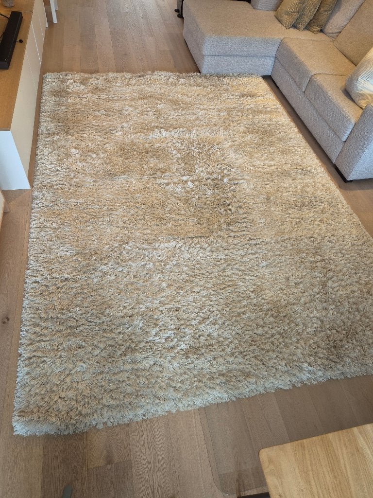 Tapijt, Huis en Inrichting, Stoffering | Tapijten en Vloerkleden, Ophalen, Gebruikt, Beige, 200 cm of meer