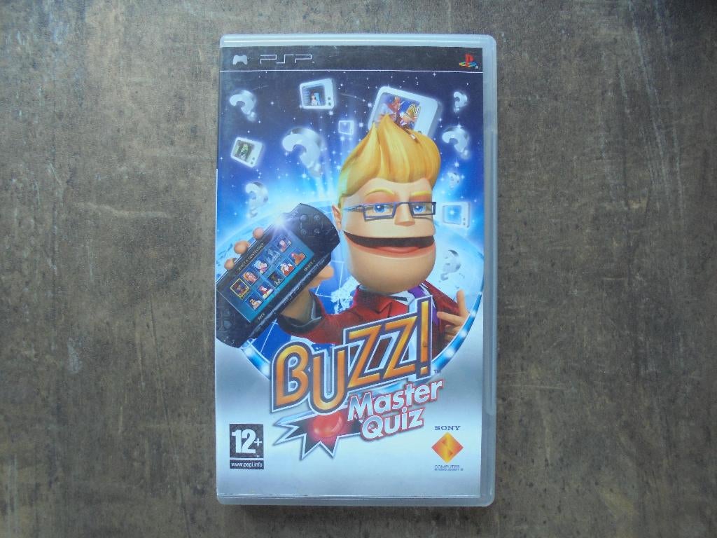 Buzz Master Quiz voor PSP (zie foto's) II, Games en Spelcomputers, Puzzel en Educatief, Gebruikt, Ophalen of Verzenden, 3 spelers of meer