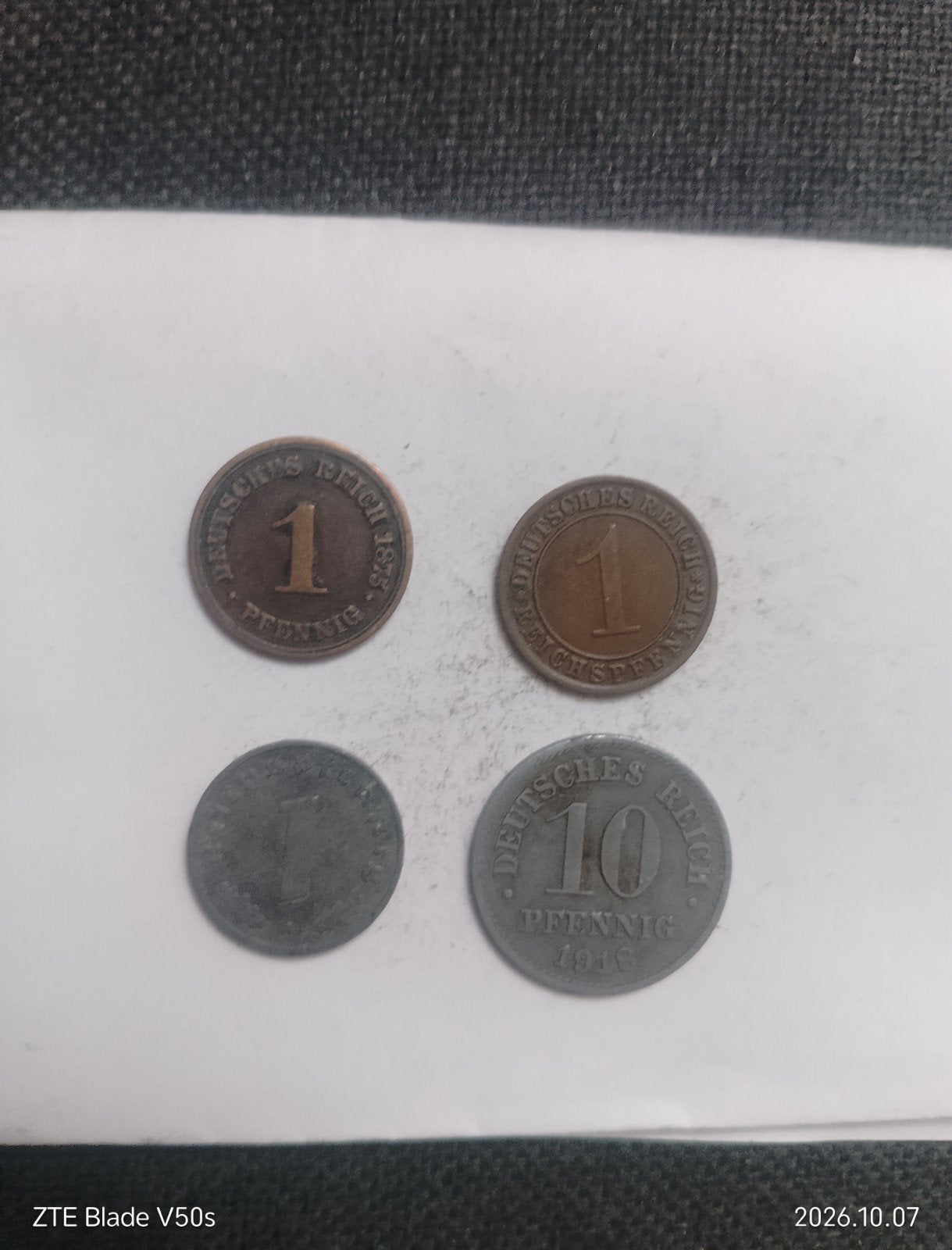 4 pièces allemandes, Enlèvement ou Envoi