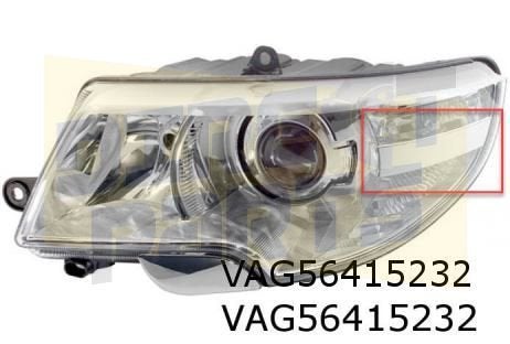 Skoda Superb (-9/13) Koplamp Rechts (HID / dynamische bochtv, -, Verzenden, -, Nieuw