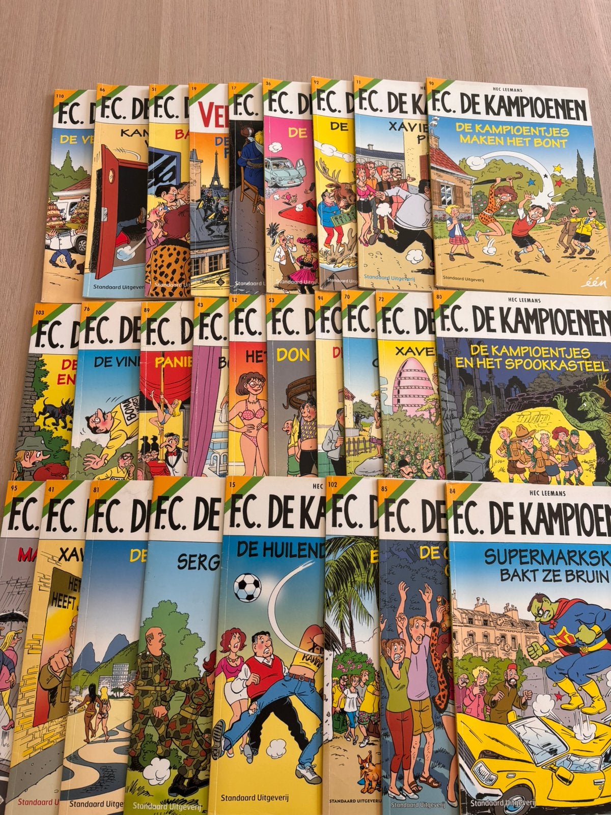Strips FC de kampioenen! 27stuks!, Boeken, Ophalen