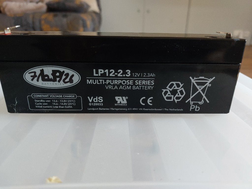 Batterie sirène externe LP12-2.3 12V, Ophalen, Zo goed als nieuw, Overige typen, Overige soorten
