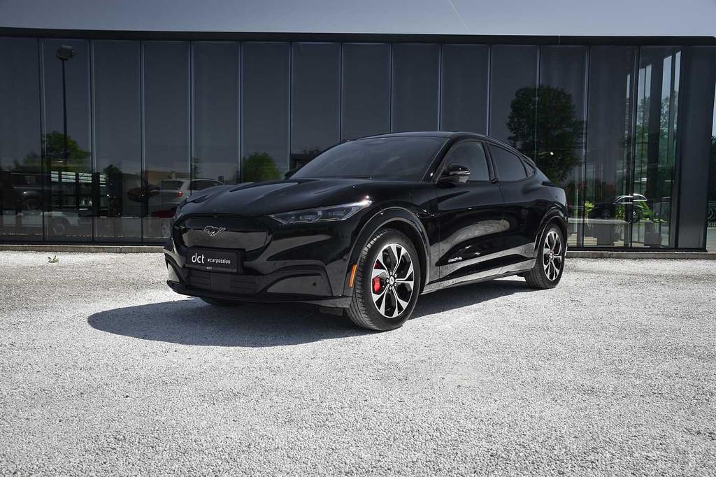 Ford Mustang Mach-e 76 kWh AWD B&O Memory 360° (bj 2022), Automaat, 269 pk, Gebruikt, Zwart