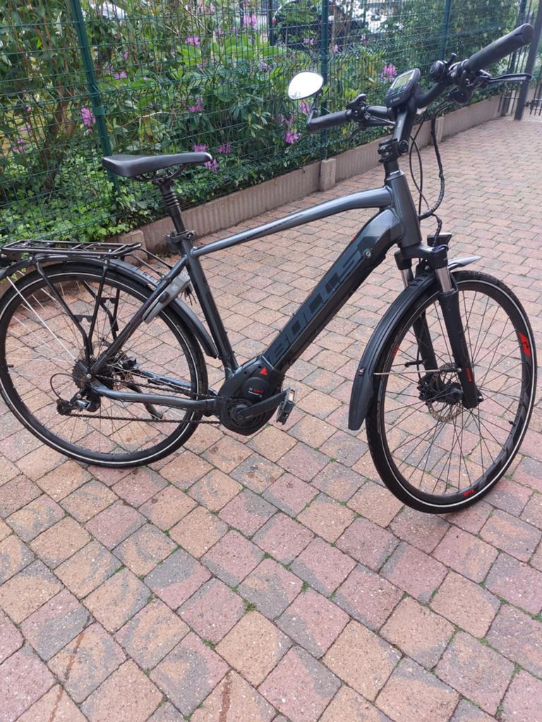 Electrische fiets met Bosch middenmotor 2920km op de teller, Fietsen en Brommers, Ophalen