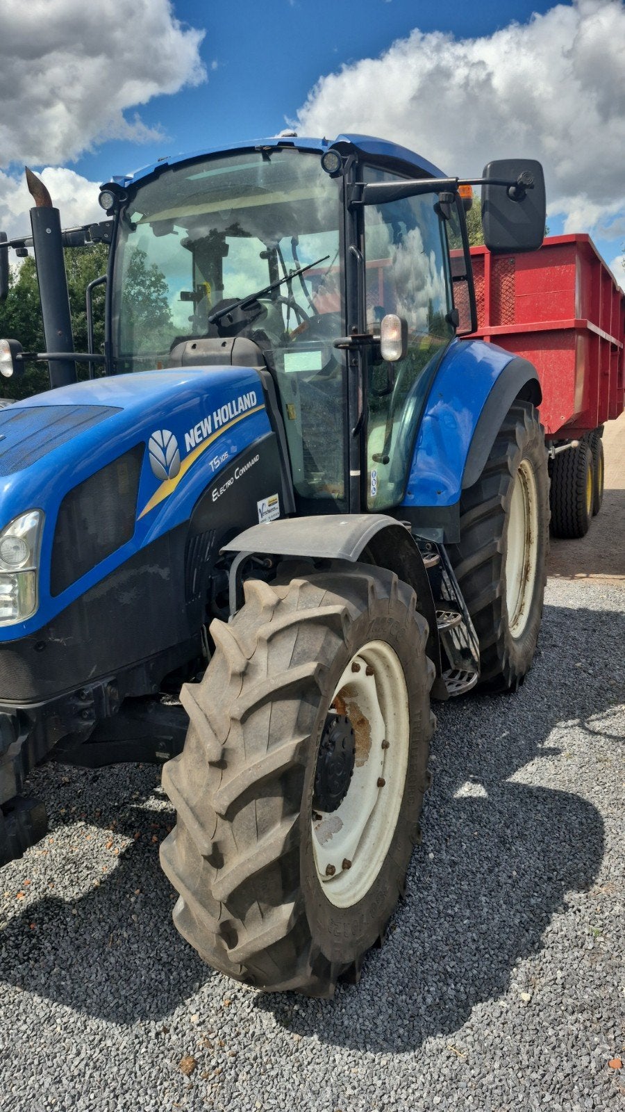 new holland t5 105, 80 à 120 ch, Enlèvement, Utilisé, 2500 à 5000