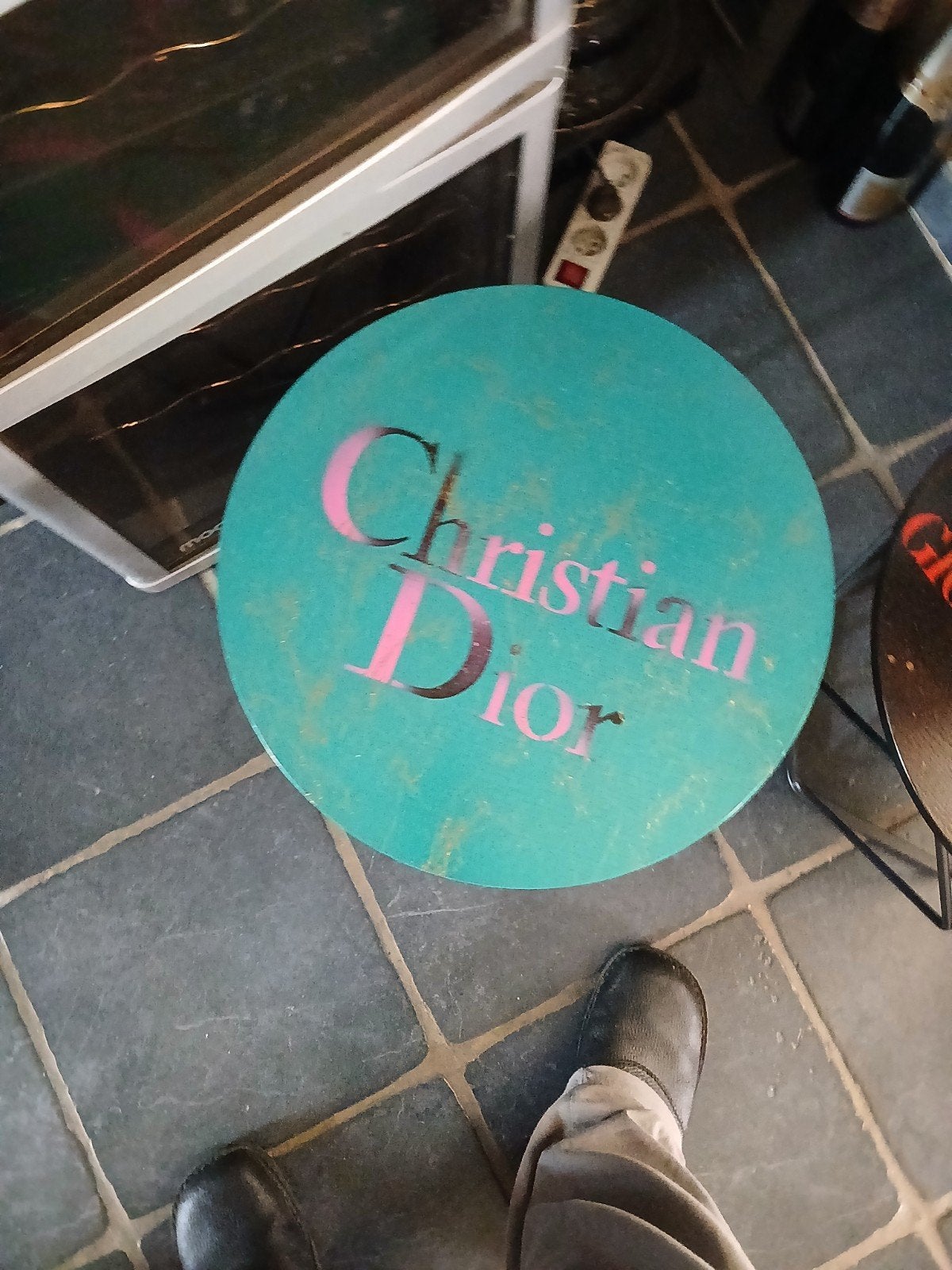 Table Christian Dior avec certificat Rob Van More, Enlèvement