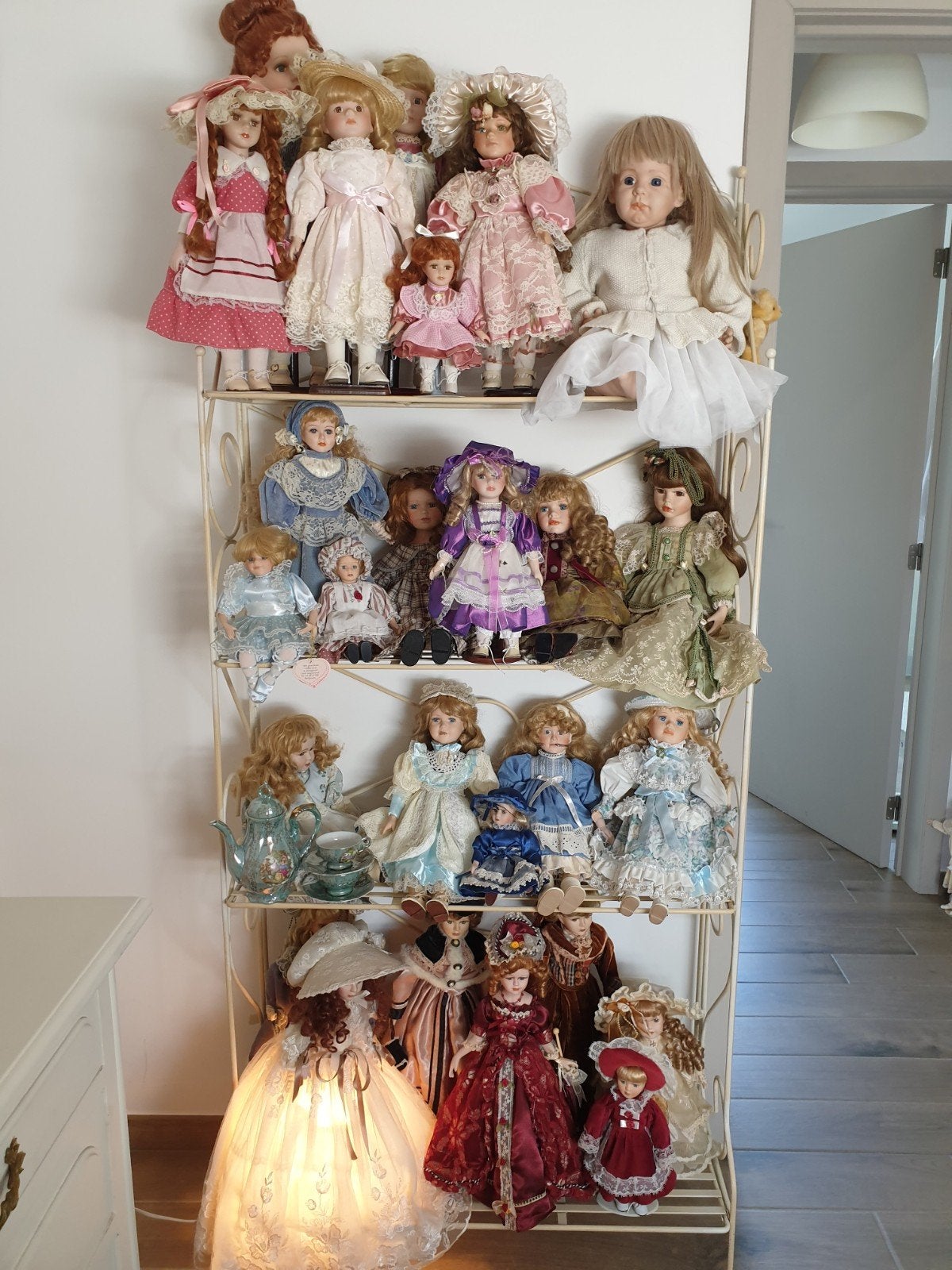 Porseleinen poppen collectie, Ophalen, Zo goed als nieuw, Vintage
