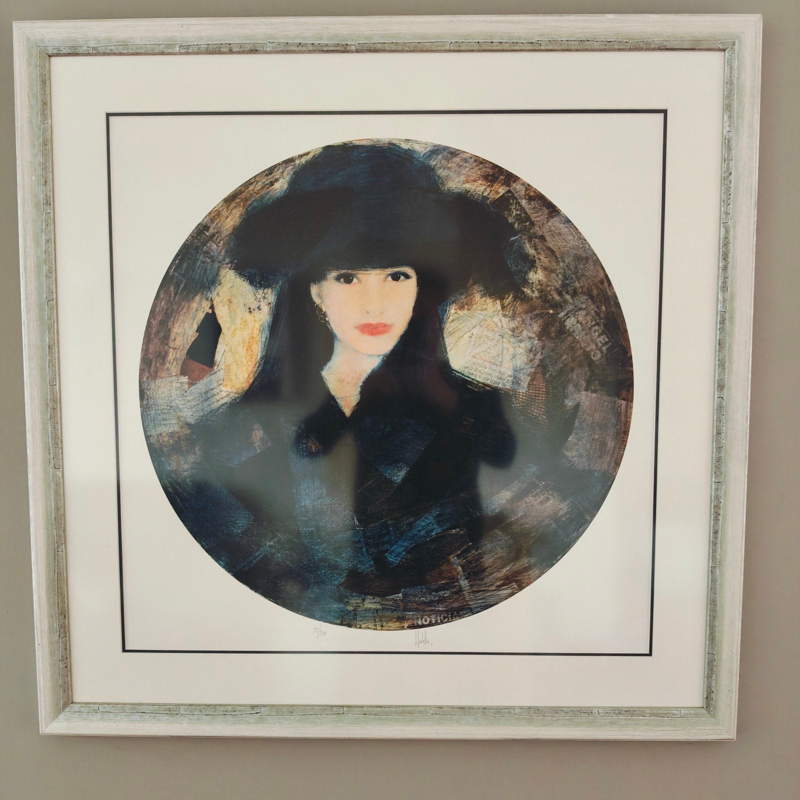 Lithographie signée Juan Castilla 22/200, Enlèvement