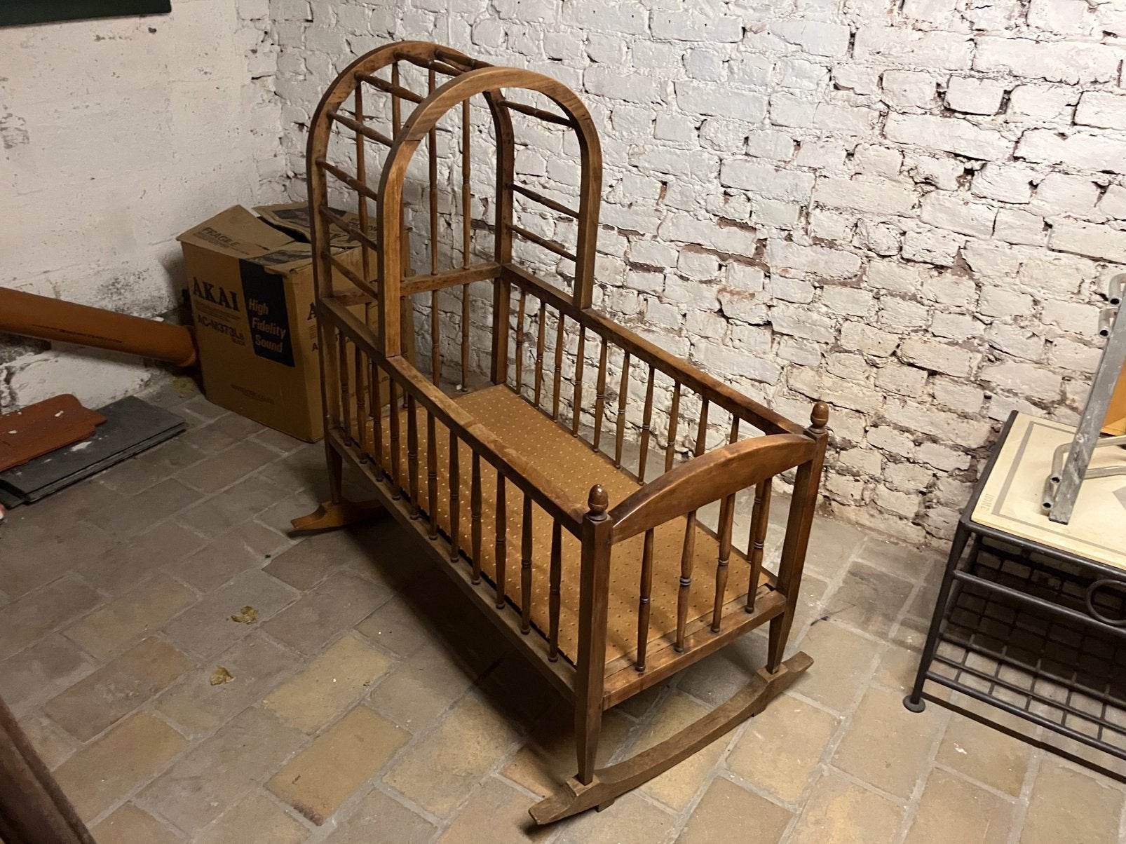 Berceau bois, Enlèvement, Utilisé, Berceau