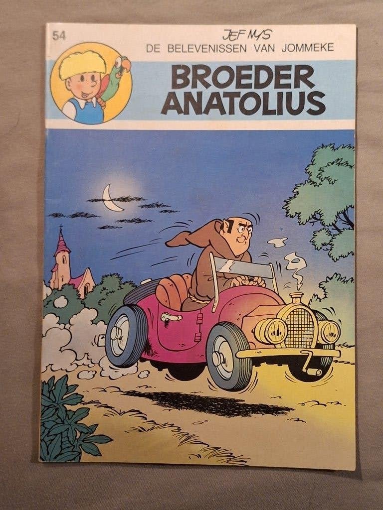 Jommeke 54: broeder Anatolius, Eén stripboek, Ophalen of Verzenden, Zo goed als nieuw