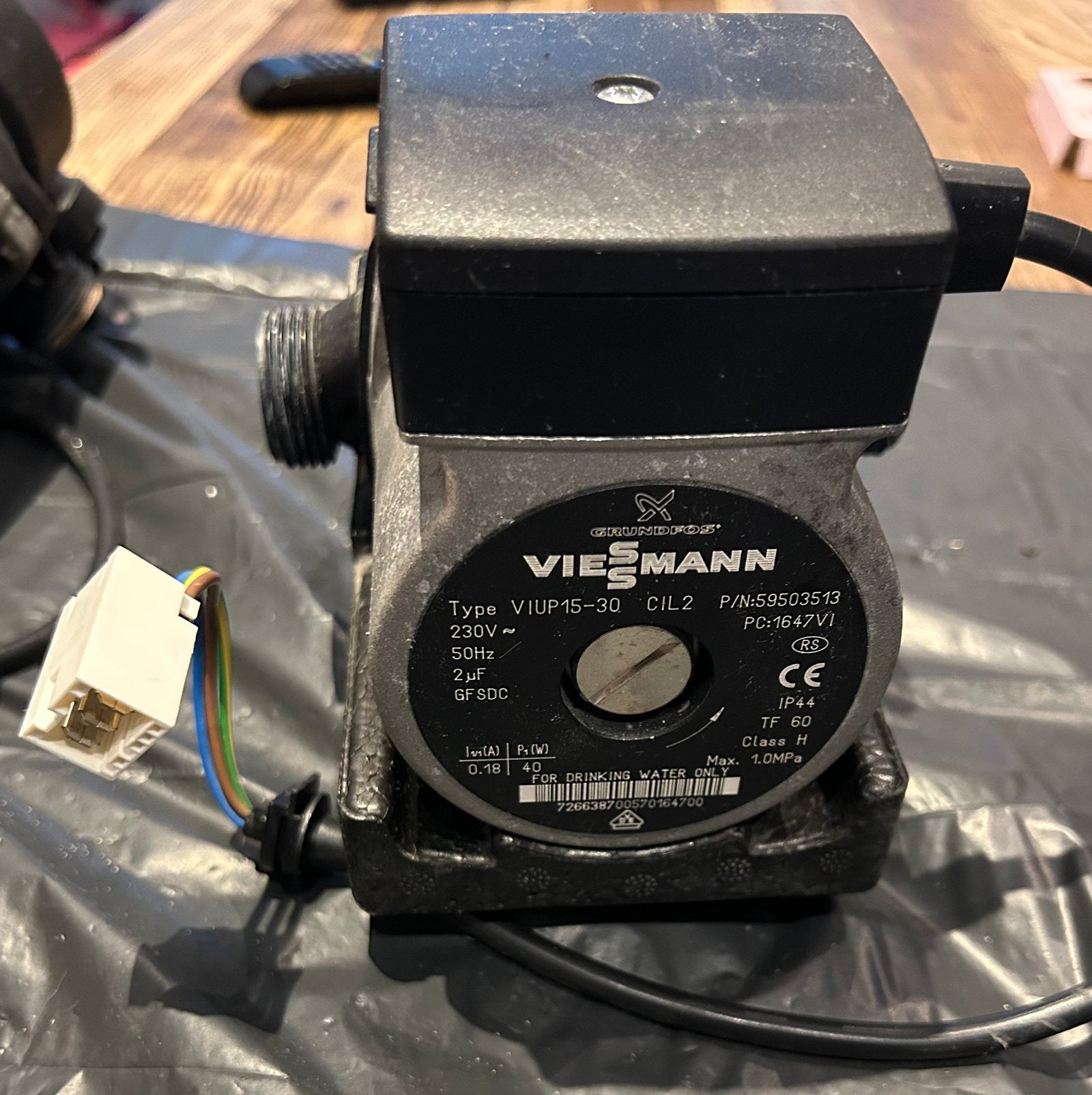 Circulateur Viessmann / Grundfos VIUP 15-30 CIL2, Enlèvement, Comme neuf