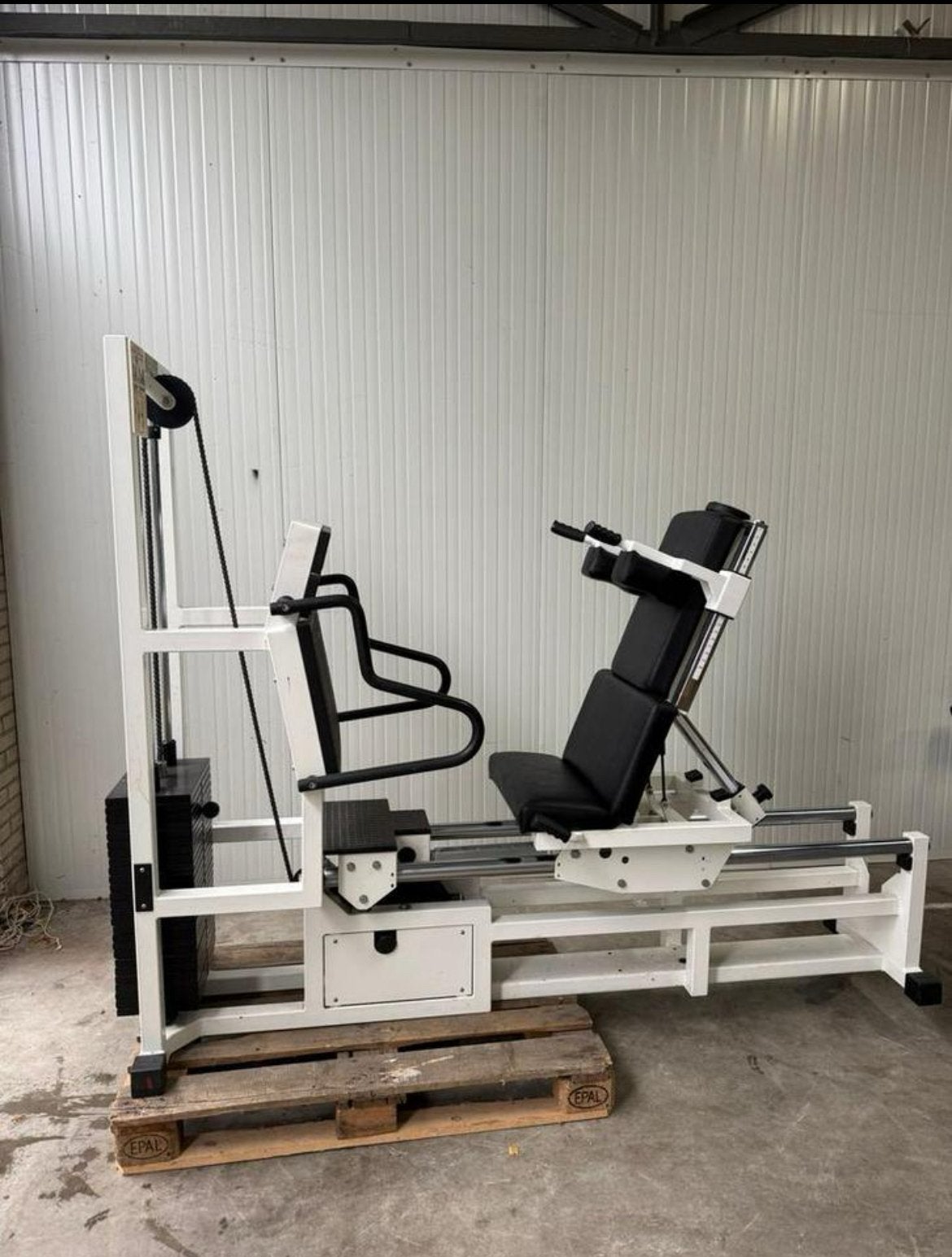 Technogym Hacksquat / Legpress / Hackensmidt / Legs, Sport en Fitness, Ophalen, Gebruikt, Benen, Overige typen