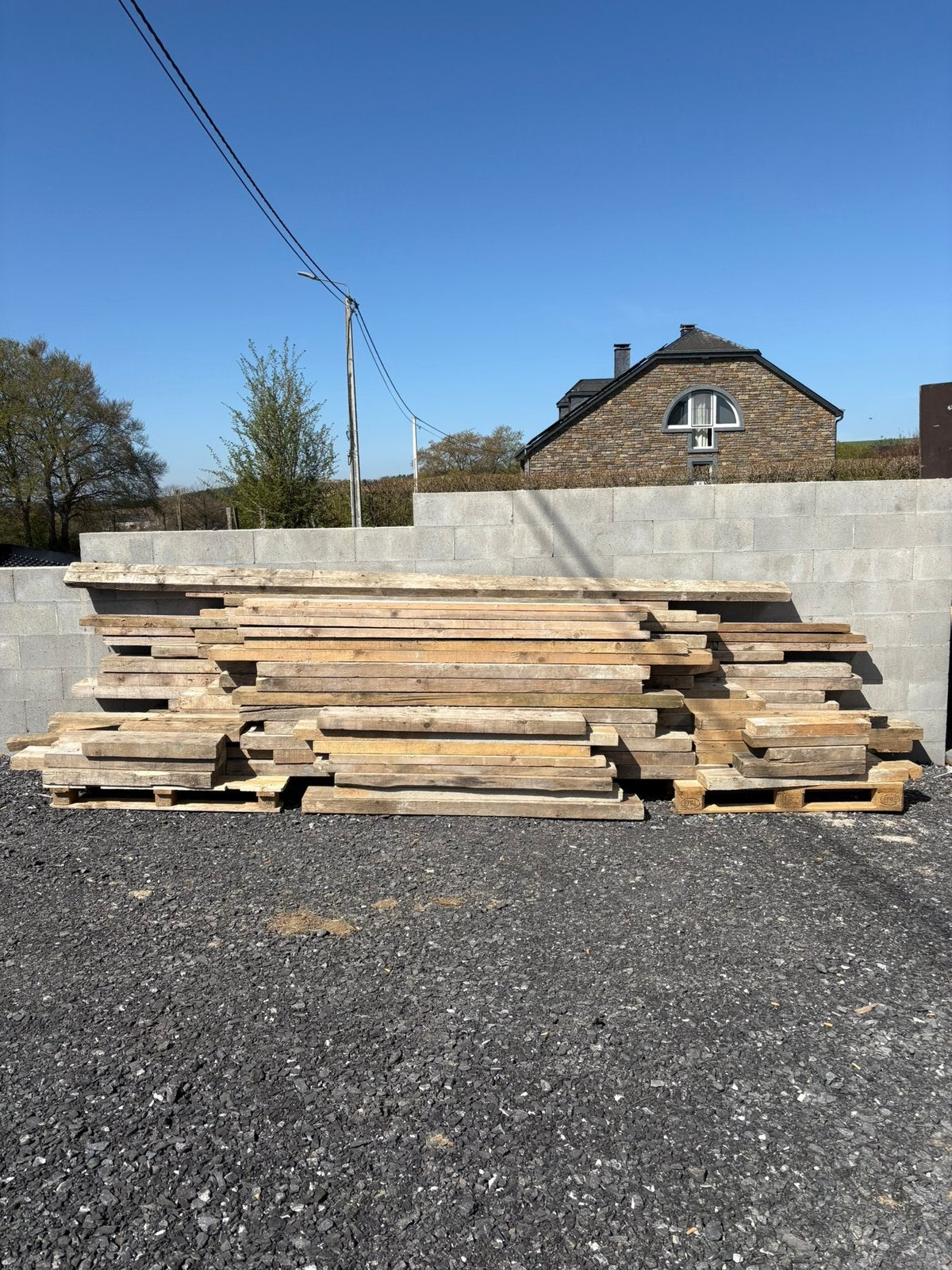 Vente de bois de coffrage, Bricolage & Construction, 50 mm ou plus, 300 cm ou plus, Chêne, Enlèvement