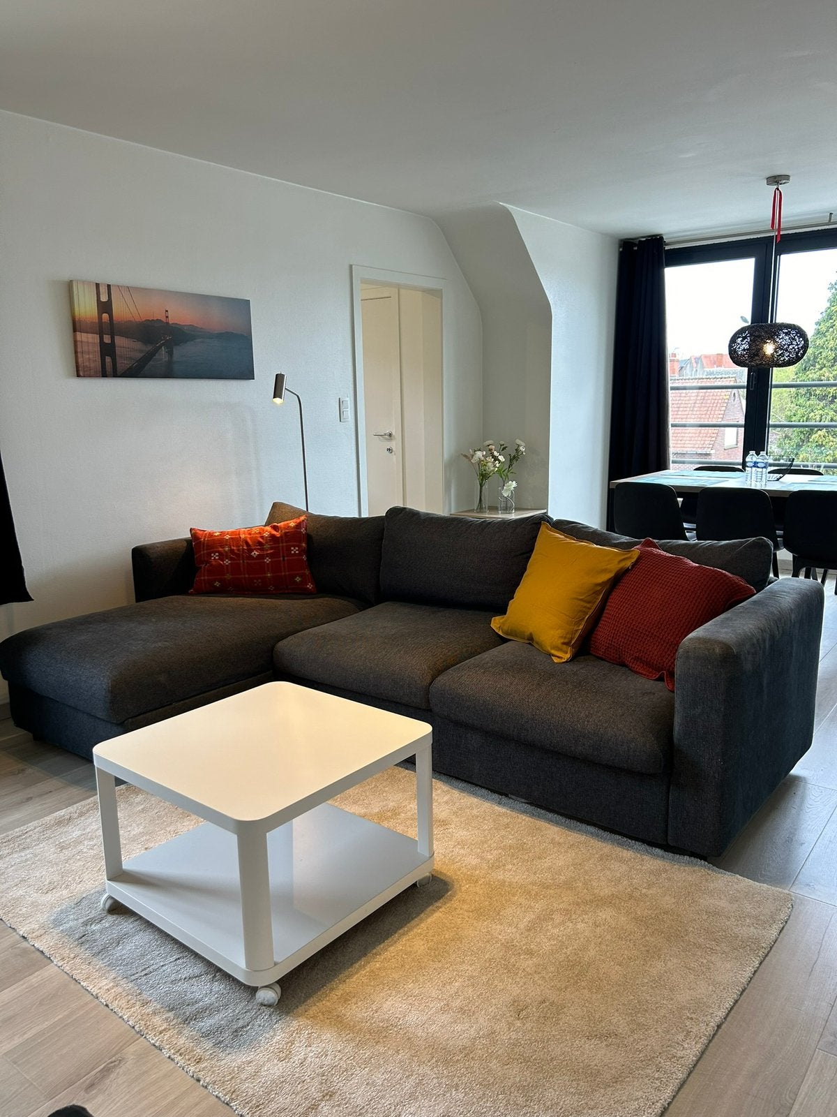 Vanaf december app. te huur korte termijn vlakbij Gent, 50 m² of meer, Gent