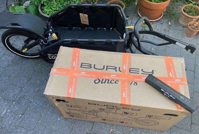 Fietskar Burley Coho XC, Fietsen en Brommers, Ophalen, Vering, Bagagekar, 40 tot 60 kg