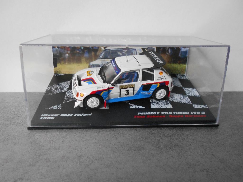 Peugeot 205 turbo Evo 2-Winner Rally Finland 1985, Hobby en Vrije tijd, Ophalen, Nieuw, Auto