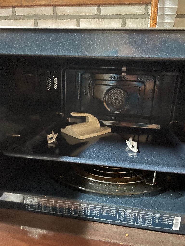 Combi microgolf oven, Elektronische apparatuur, Microgolfovens, Ophalen, Gebruikt, Hete lucht, Draaiplateau