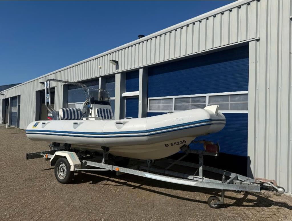 Zodiac Medline 470 met 85pk Yamaha, Watersport en Boten, Ophalen, Gebruikt, Benzine, 70 tot 120 pk