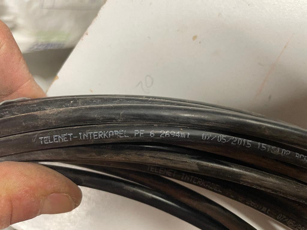 telenet coaxkabel (PE6) 20 m, Doe-het-zelf en Bouw, Ophalen, Nieuw, Kabel of Snoer